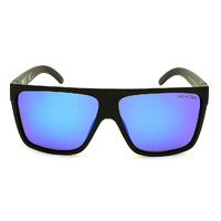 Rocko's Polarised Sunglasses Showtime C2 Matte Black / Blue Revo