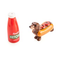 Flavour Mates Sausage Dog & Ketchup Salt & Pepper Set