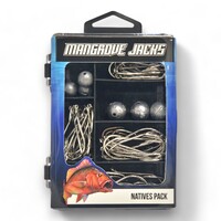 Native Pack | Hooks, sinkers with a tackle box | Mangrove Jacks