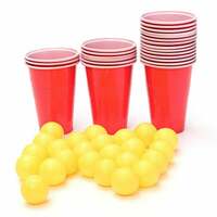 Beer Pong Set (24 Cups & Balls)