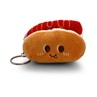 Mini Mates Hot Dog Key Chain Plush