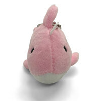 Mini Mates Pink Shark Key Chain Plush