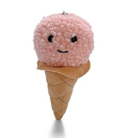 Ice Cream Keyrings Plush | Pink | 14 cm | Mini Mates