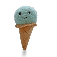 Mini Mates Blue Ice Cream Key Chain Plush