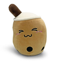 Mini Mates Brown Bubble Tea Medium Plush Toy