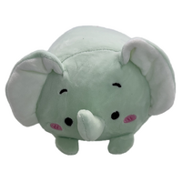 Mini Mates Green Elephant Medium Plush Toy