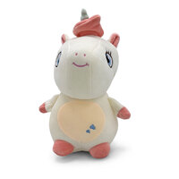 Mini Mates White/Rainbow Unicorn Large Plush Toy