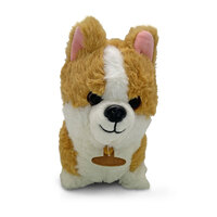 Mini Mates Tan/White Corgi Large Plush Toy