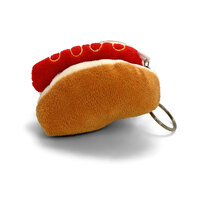 Mini Mates Hot Dog Key Chain Plush