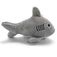 Mini Mates Grey Shark Key Chain Plush