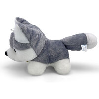 Mini Mates Grey Husky Large Plush Toy