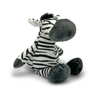 Mini Mates Black/White Zebra Large Plush Toy