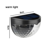 Solar Fence Lights Outdoor (2 Pack)