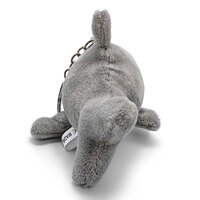 Mini Mates Grey Shark Key Chain Plush