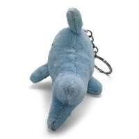 Mini Mates Blue Shark Key Chain Plush