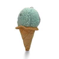 Mini Mates Blue Ice Cream Key Chain Plush