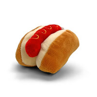 Mini Mates Hot Dog Key Chain Plush