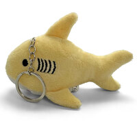 Mini Mates Yellow Shark Key Chain Plush