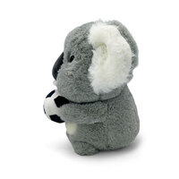 Mini Mates Grey Soccer Koala Large Plush Toy