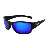 Rocko's Polarised Sunglasses Dingo C2 Matte Black / Blue Revo