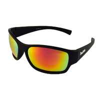 Rocko's Polarised Sunglasses Dingo C3 Matte Black / Red Revo