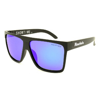 Rocko's Polarised Sunglasses Showtime C2 Matte Black / Blue Revo