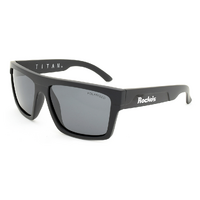 Rocko's Polarised Sunglasses Titan C1 Matte Black / Smoke