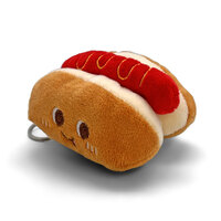 Mini Mates Hot Dog Key Chain Plush