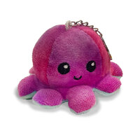 Reversible Jellyfish Keyrings Plush | Purple/Blue | 9 cm | Mini Mates