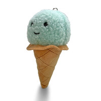 Mini Mates Blue Ice Cream Key Chain Plush