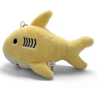 Mini Mates Yellow Shark Key Chain Plush