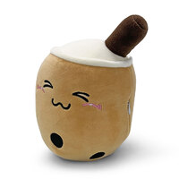 Mini Mates Brown Bubble Tea Medium Plush Toy