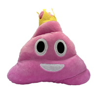 Mini Mates Pink Crown Poo Medium Plush Toy