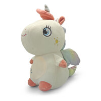 Mini Mates White/Rainbow Unicorn Large Plush Toy