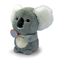 Tennis Koala Large Plush | Grey | 22cm | Mini Mates