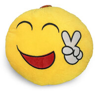 Peace Emoji Plush Pillow | 39.5 cm | Mini Mates