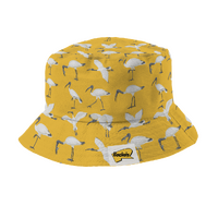 Rockos Bucket Hats - Yellow Ibis S/M