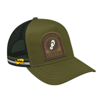 Rockos Outback Caps - Legend Double Plugger Olive Trucker Cap