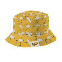 Rockos Bucket Hats - Yellow Ibis M/L