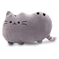 Cat Cushion Large Plush | Grey | 27 cm | Mini Mates