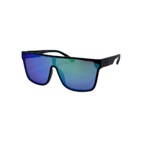 For Your Eyes Only | C21 | UV400 Protection | Sunglasses | Black Frame | Green Revo