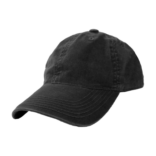 all black dad hat