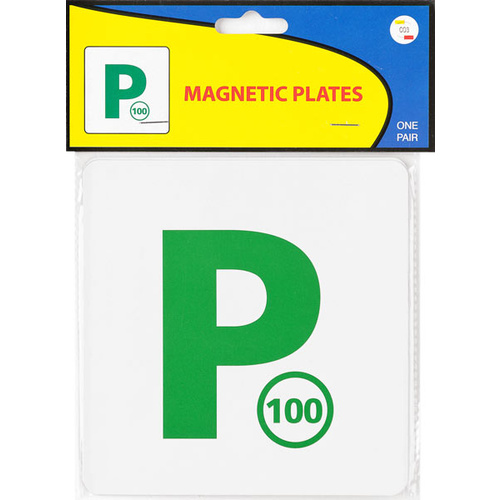 Plate Magnetic Green P - Code 325 NSW - General Merchandise